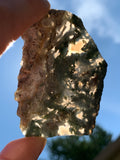 Green Phosphorescent Moss Agate