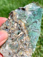 Green Phosphorescent Moss Agate